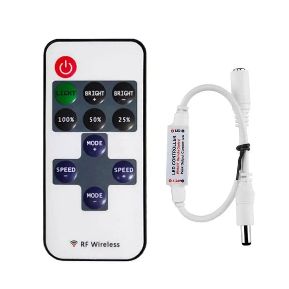 Rf 11 Key Led Dc Mini 11 Keys RF belaidis LED nuotolinio valdymo pultelis Led Dimmer ...