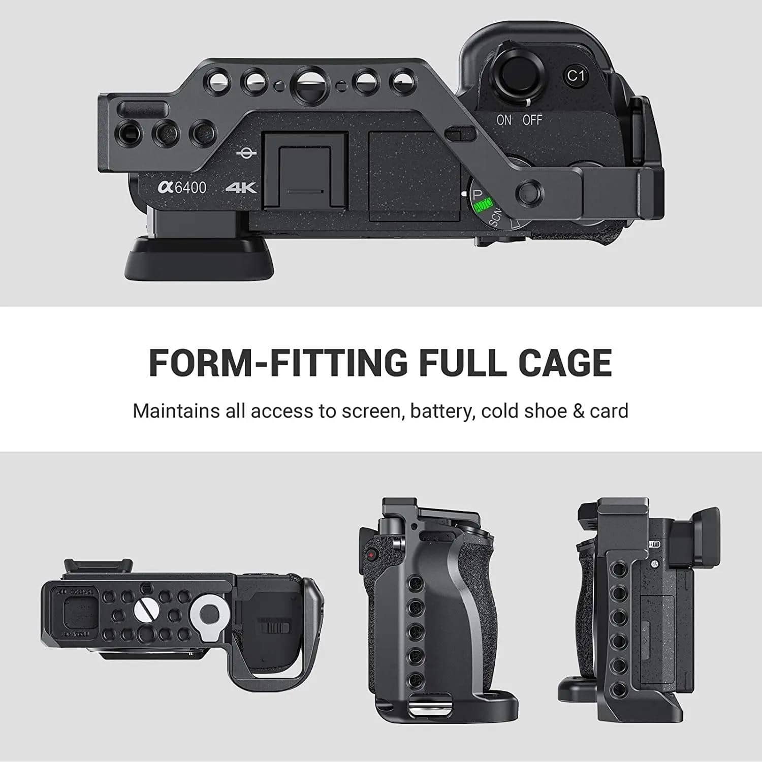 „SmallRig A6600“ fotoaparato dėklas, skirtas „Sony A6600 DSLR“ narvas ...