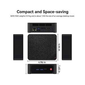 ミニPC Beelink SER5 PRO Ryzen7 5800H 16G 500G Beelink SER5 PRO Mini PC, AMD Ryzen 7 5800H (8C/16T, up to