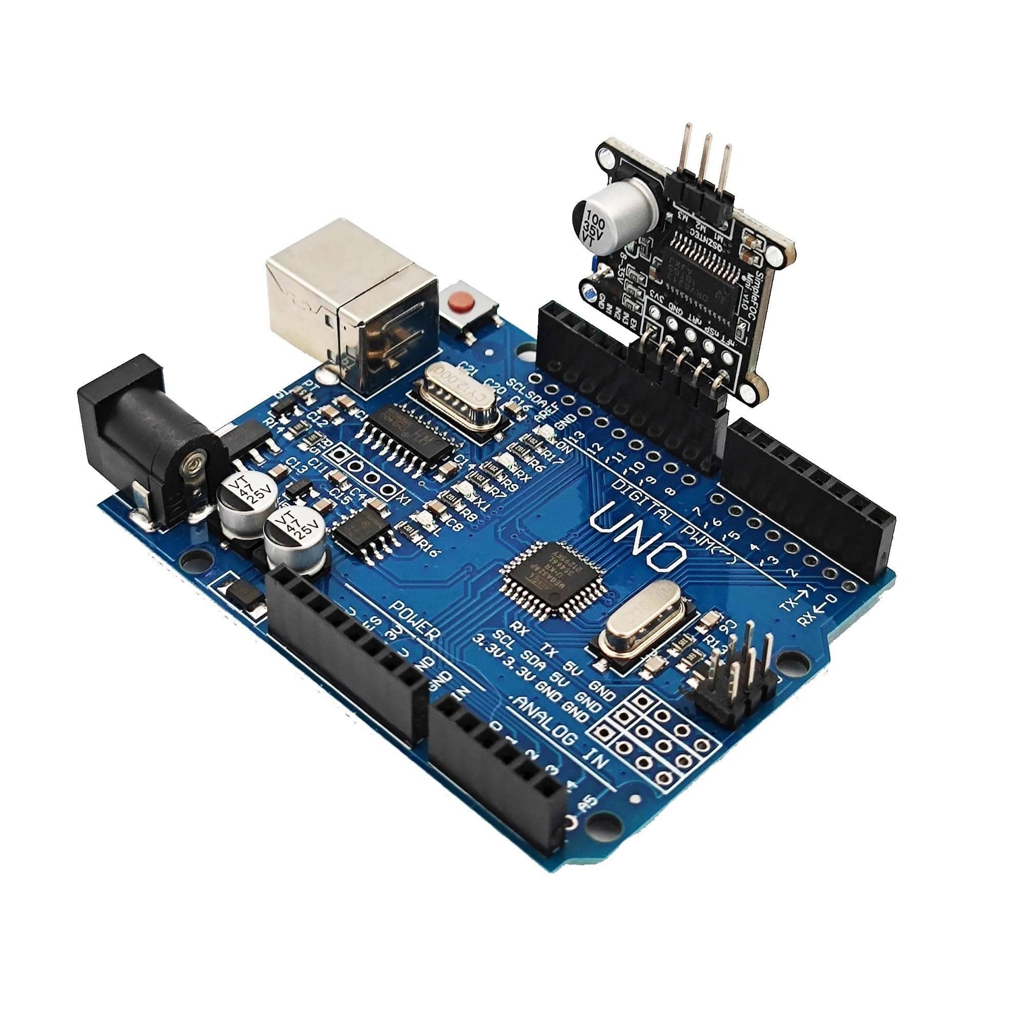 DRV8313 paprastas FOC Mini v1.0 DC bešepetėlis variklio tvarkyklės ...