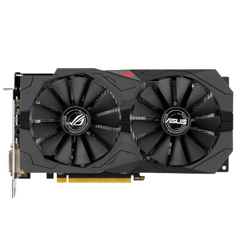 Asus AMD RX580 8G GDDR5 256 bitų žaidimų stalinio kompiuterio grafikos ...