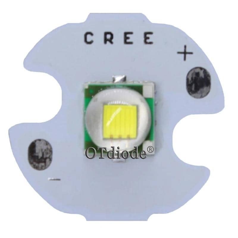 Cree XM-L LED T6 balta šviesa su 20 mm žvaigždės pcb + 3,7 V