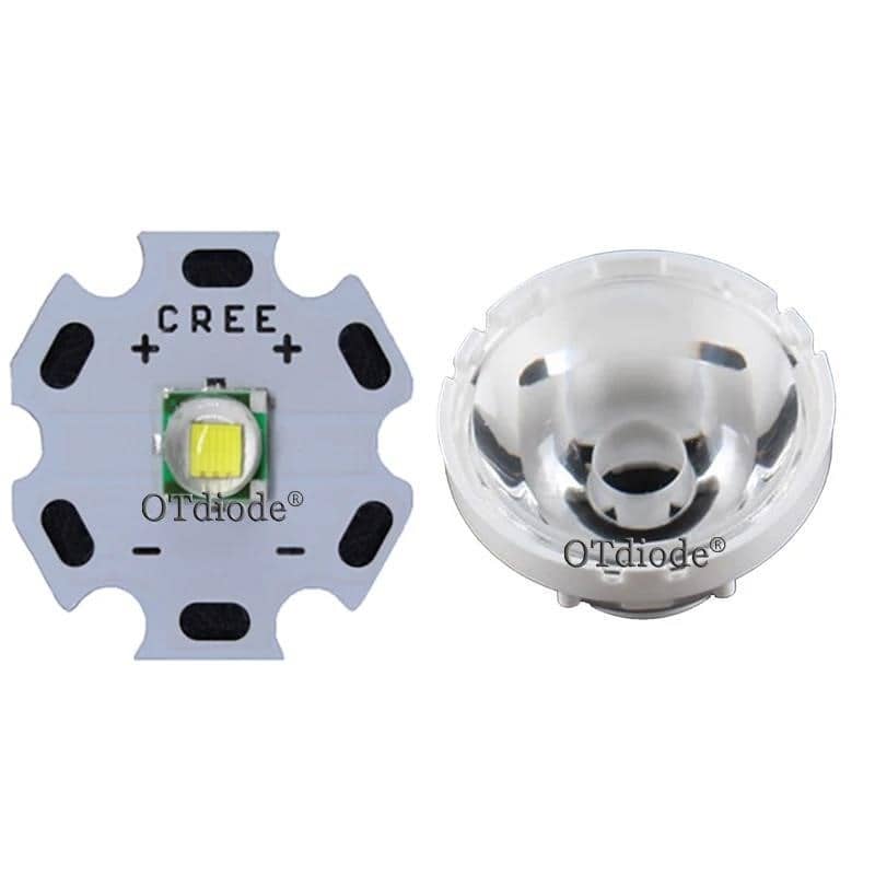 口豪奢 20 su šviesa balta T6 LED XM-L Cree mm V 3,7 + pcb žvaigždės ミュージック