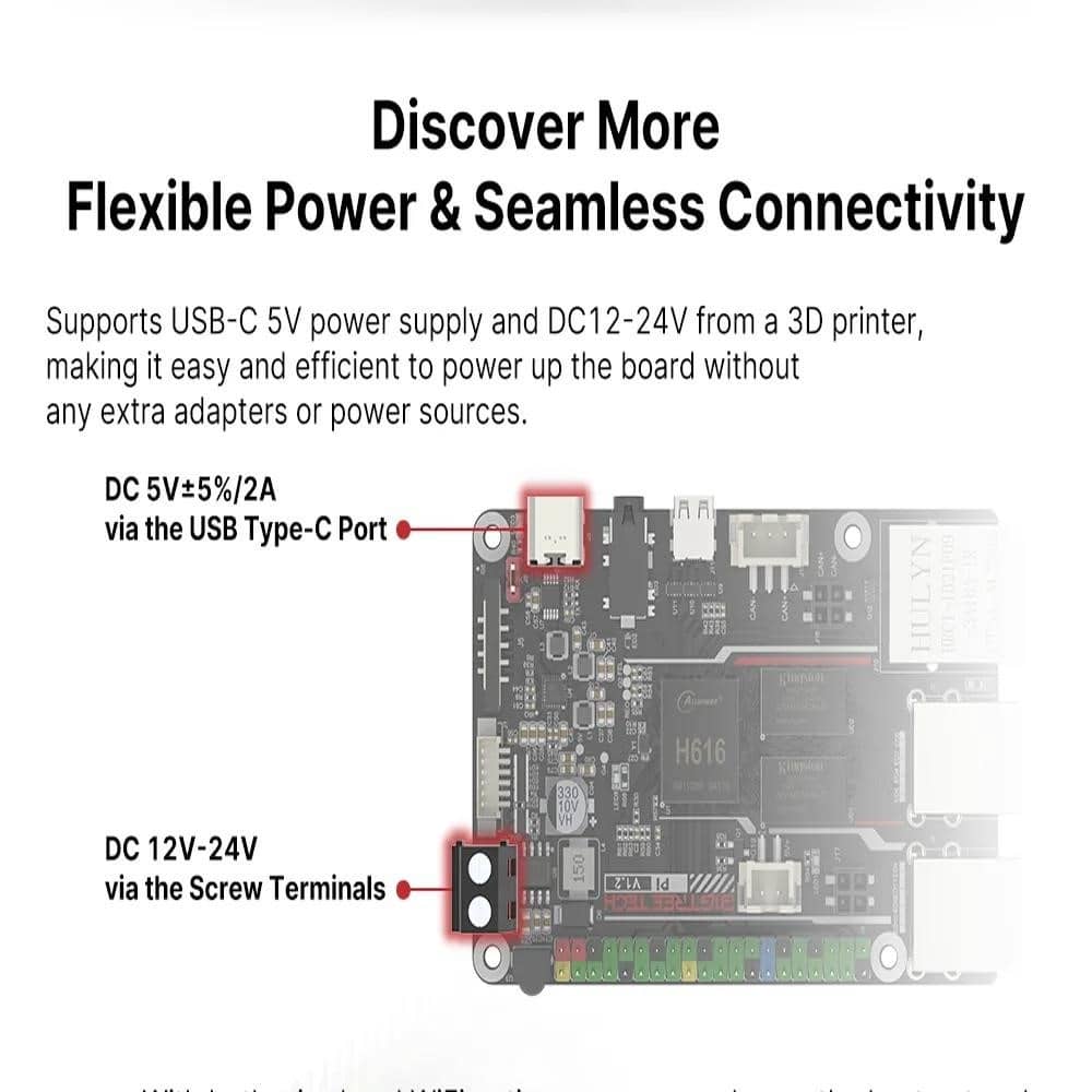 53 Bitu BIGTREETECH BTT PI V1.2 plokštė 64 bitų keturių branduolių Cortex-A53 ...