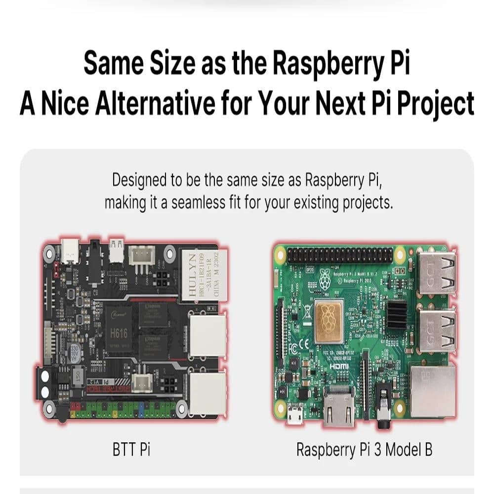 53 Bitu BIGTREETECH BTT PI V1.2 plokštė 64 bitų keturių branduolių Cortex-A53 ...