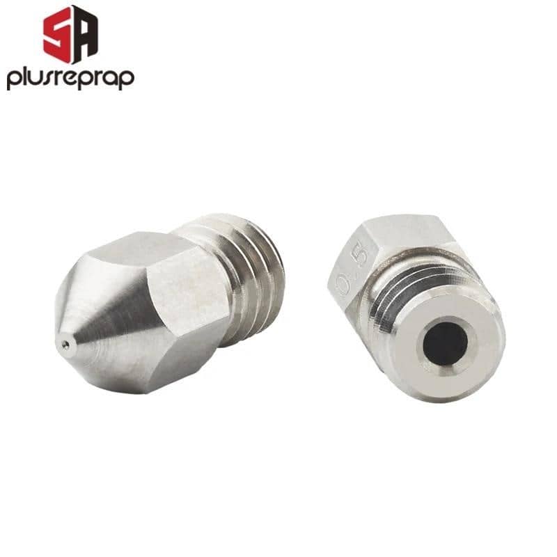 DollaTek 35 Stuks Messing 3D-Printer Mondstukken – 0,2 Tot 1,0 Mm, M6 Ingang, Geschikt Voor 1,75 Mm Filament