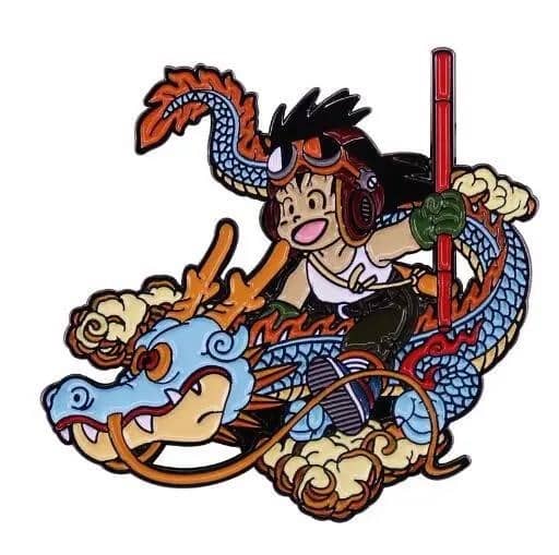 Dragon Ball Z Emalio Smeigtukai Šaunūs Anime Sagės Drabužiai