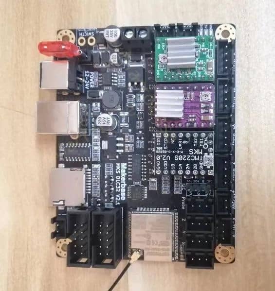 53 Bitu Grbl 32 bitų CNC ekrano valdiklis ESP32 WIFI MKS DLC32 neprisijungęs ...