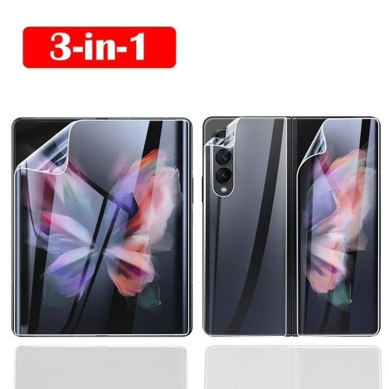 „Samsung Galaxy Z Fold 3 4 5 5G Full Cover Hydrogel Soft HD“ ekrano ...