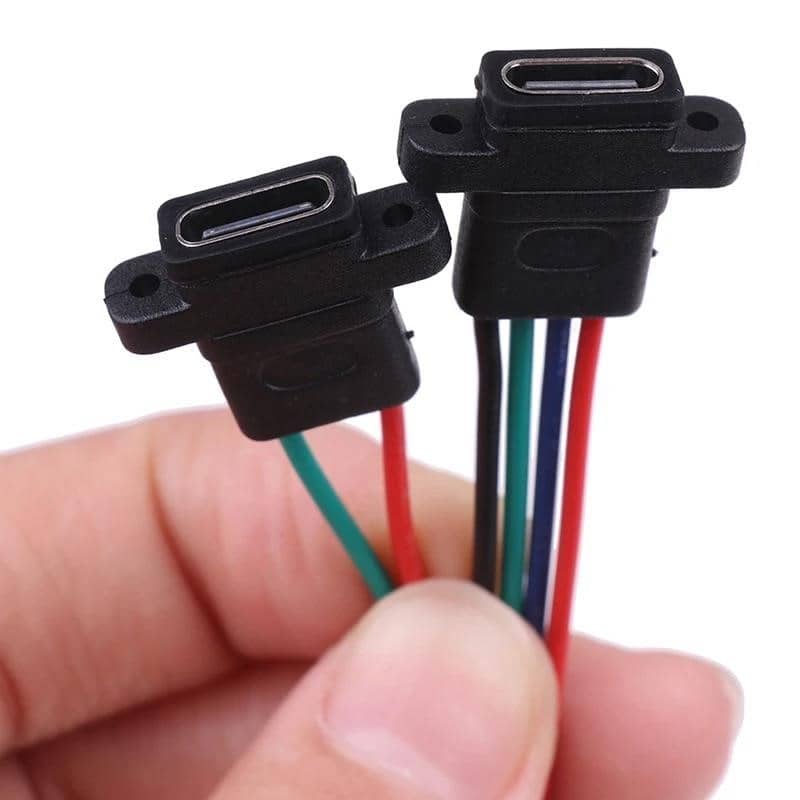 C tipo USB-C jungtis, 2 kontaktų 4 kontaktų suvirinimo