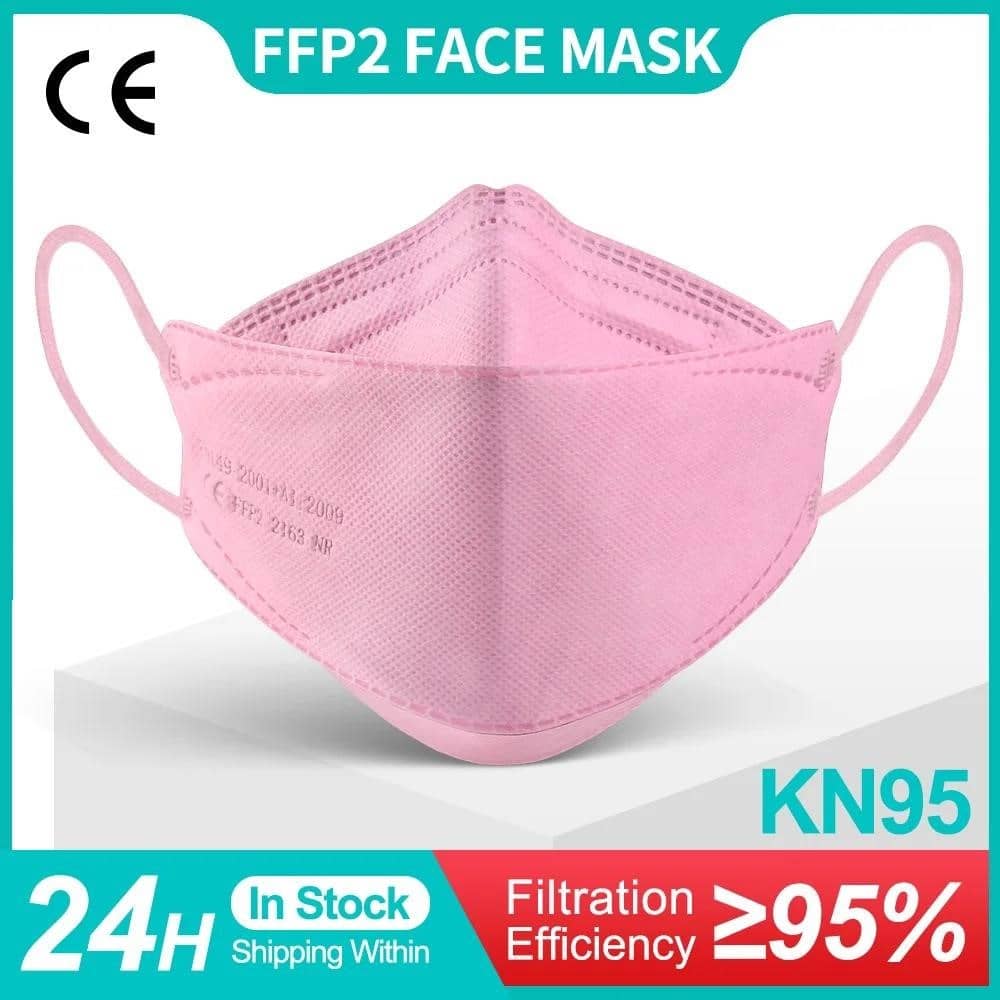 Fpp Mask Korėjos FFP2 Mascarillas 4 sluoksnių KN95 žuvų kaukės Anti Glasses ...