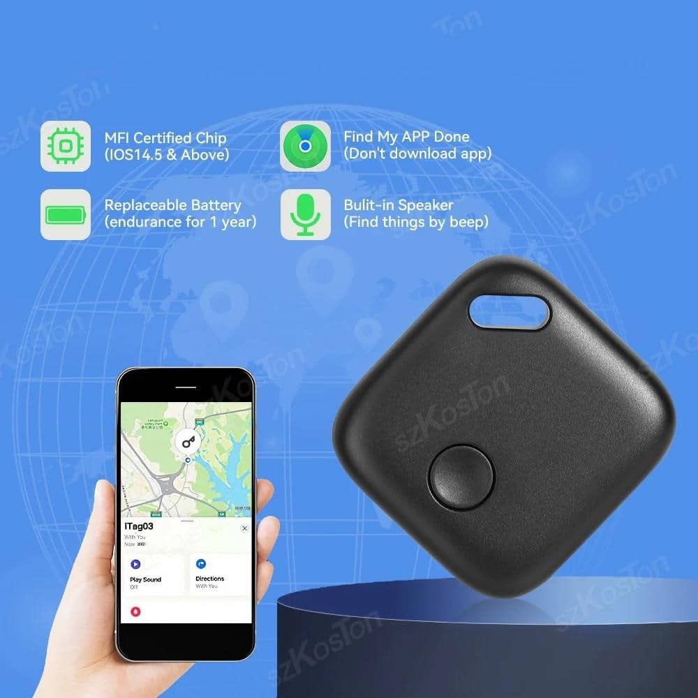 Rakto lokatoriaus žyma, suderinama su „Bluetooth Find My APP Smart ...