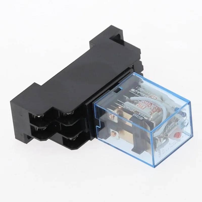 12V 24V 36V 110V 220V 380V DC/AC 10A 8PIN ritės maitinimo relė