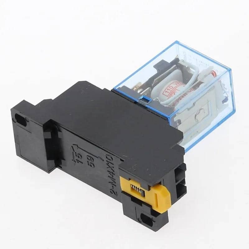 12V 24V 36V 110V 220V 380V DC/AC 10A 8PIN ritės maitinimo relė