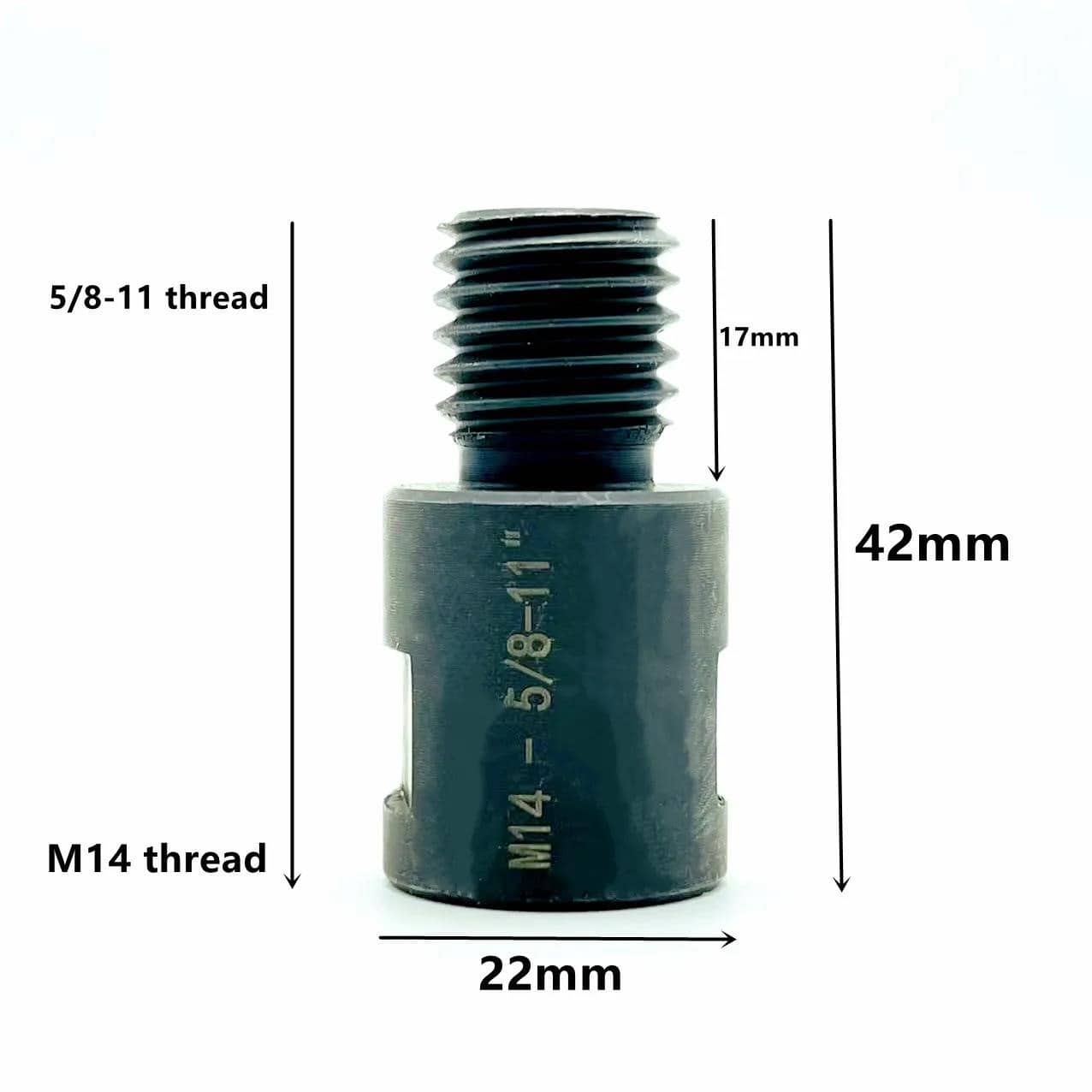 M14 adapteris kampinis šlifuoklis M10 M14 5/8-11'' sriegio