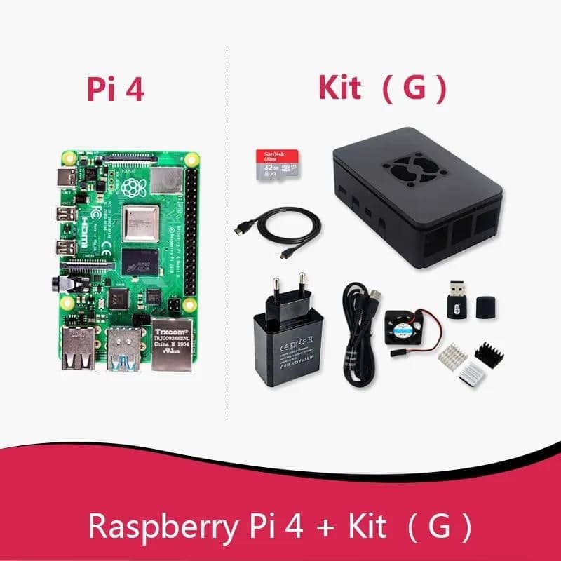 Oficialus originalus Raspberry Pi 4 Model B 4b Dev Board arba Kit(G ...