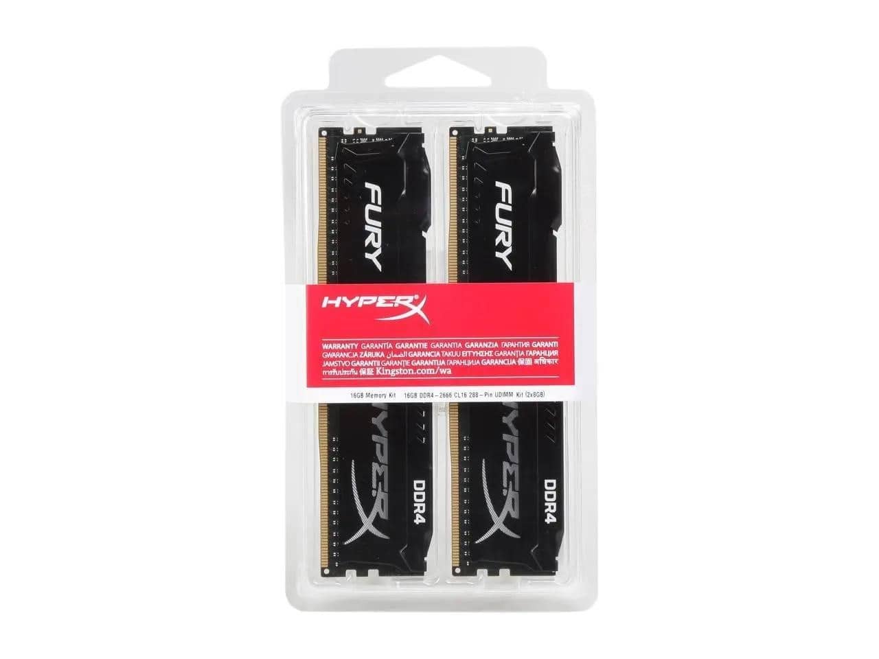 HyperX Fury Memoria RAM DDR4 16GB (2x8) 32GB (2x16) 3200MHz