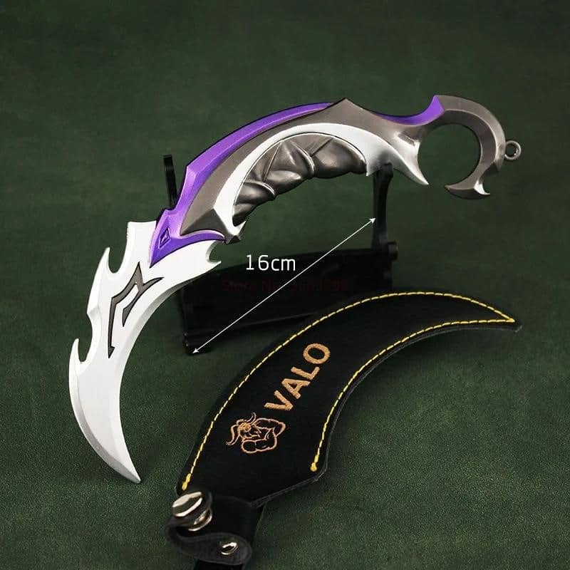 Valorant ginklas Prime Reaver Karambit taktinis peilis Melee 16 cm ...