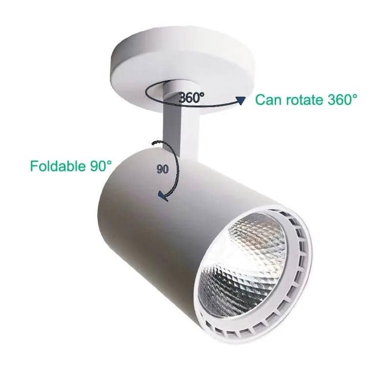 LED prožektorius žemyn 7w 10w 20w 30w paviršius montuojamas COB
