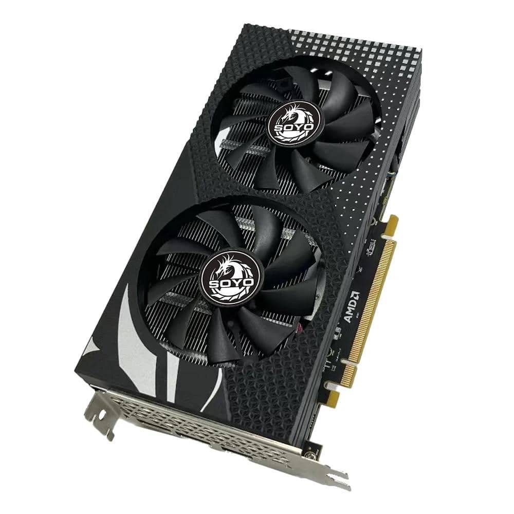 SOYO RX580 8GB grafikos plokštė GPU GDDR5 256 bitų 8Pin PCIE 3.0×16 ...