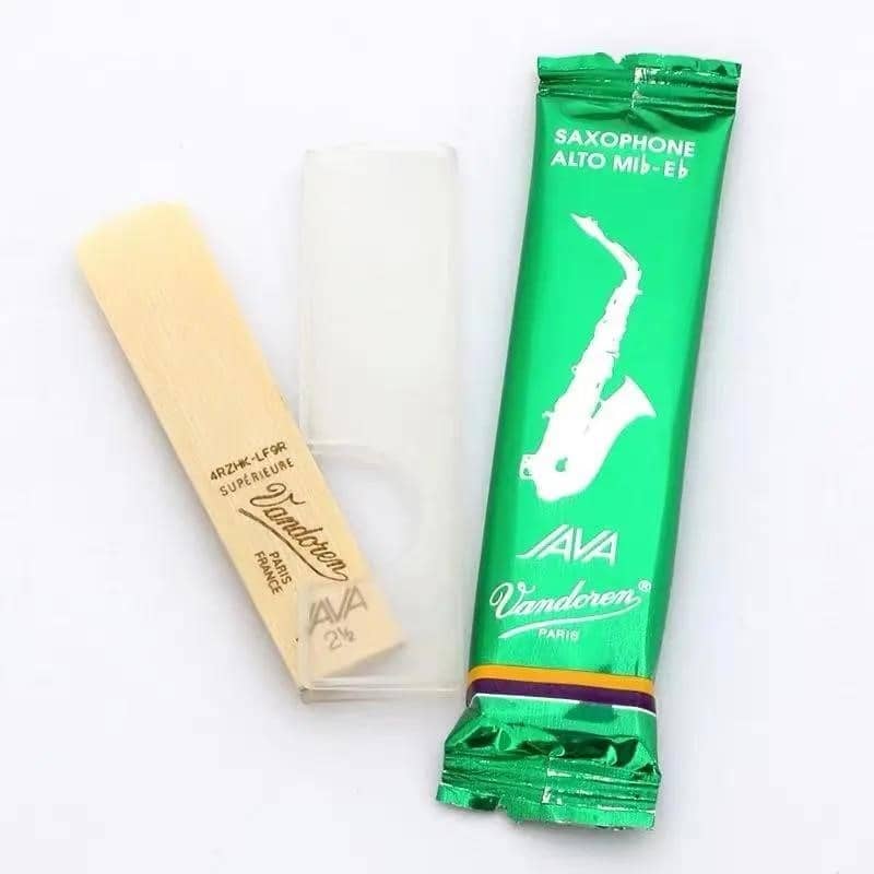 Green Java Sax Reeds Vandoren JAVA Green box Eb Alto Sax Reed 2/2.5/3/3.5【su dovana】10 vnt ...