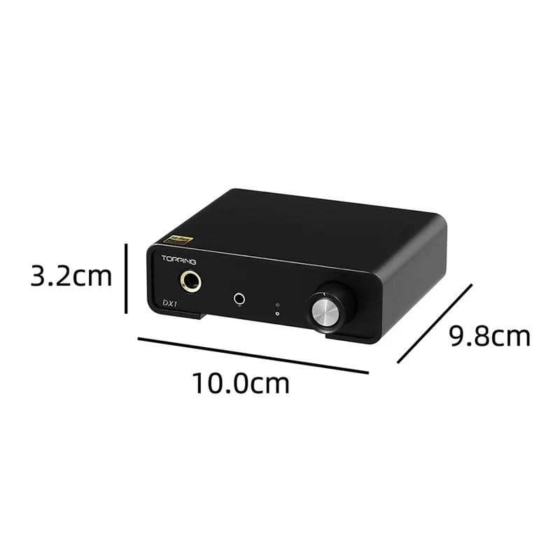 あこ　DAC Satura TOPPING DX1 Mini DAC ausinių stiprintuvas AK4493S XU208 DAC ir