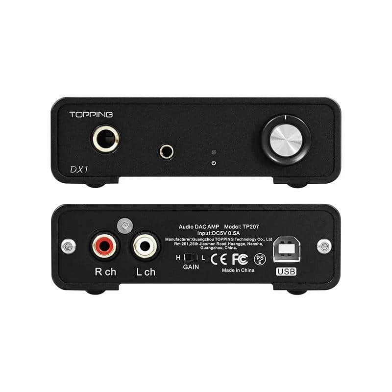 あこ　DAC Satura TOPPING DX1 Mini DAC ausinių stiprintuvas AK4493S XU208 DAC ir